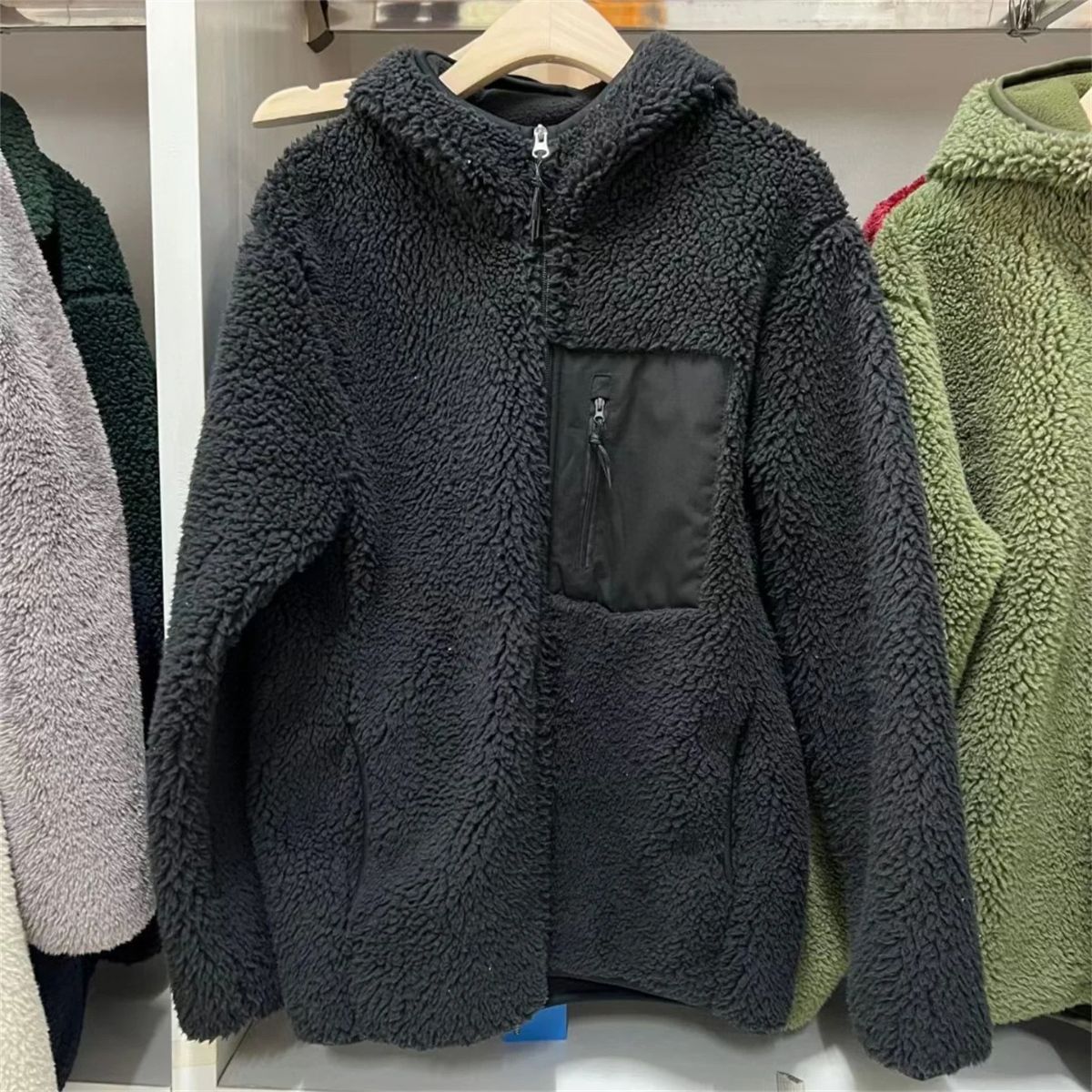 The Hamilton - Veste Teddy en laine pour homme avec doublure en polaire