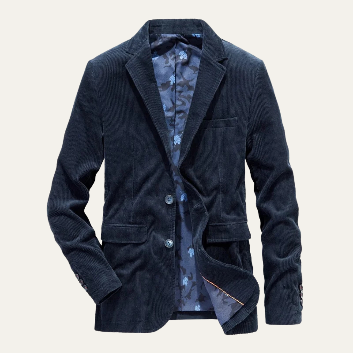 The Foxwell - Blazer Vintage en Velours Côtelé pour Hommes