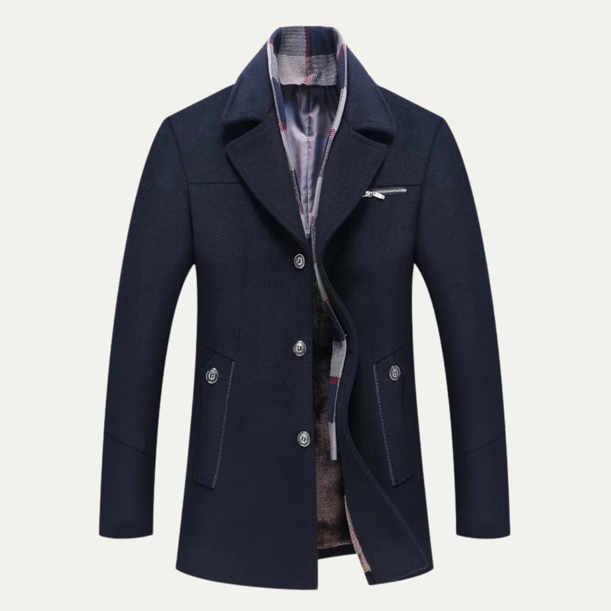 The Kensington - manteau long d'hiver en mélange de laine pour hommes