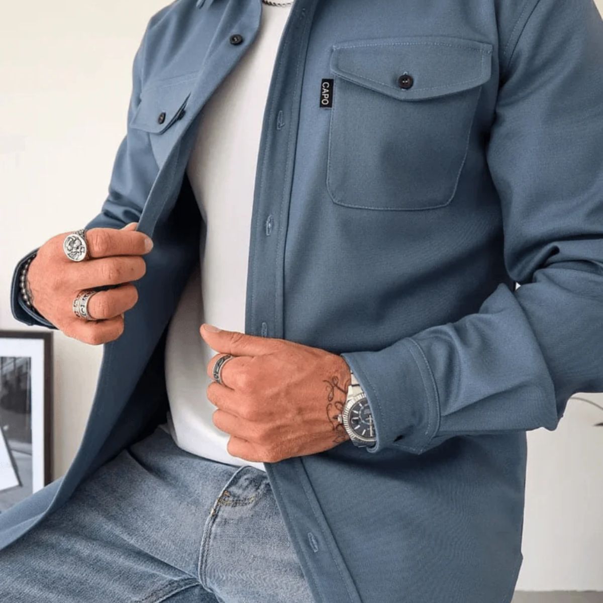 The Portland Surchemise – Veste chemise décontractée pour homme
