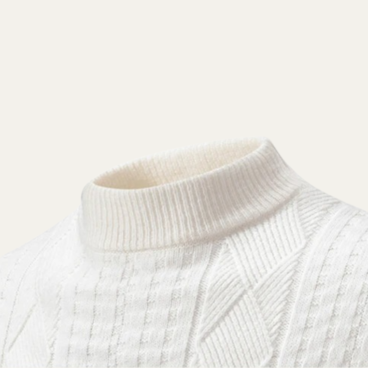 The Brunico – pull en maille torsadée slim fit pour homme