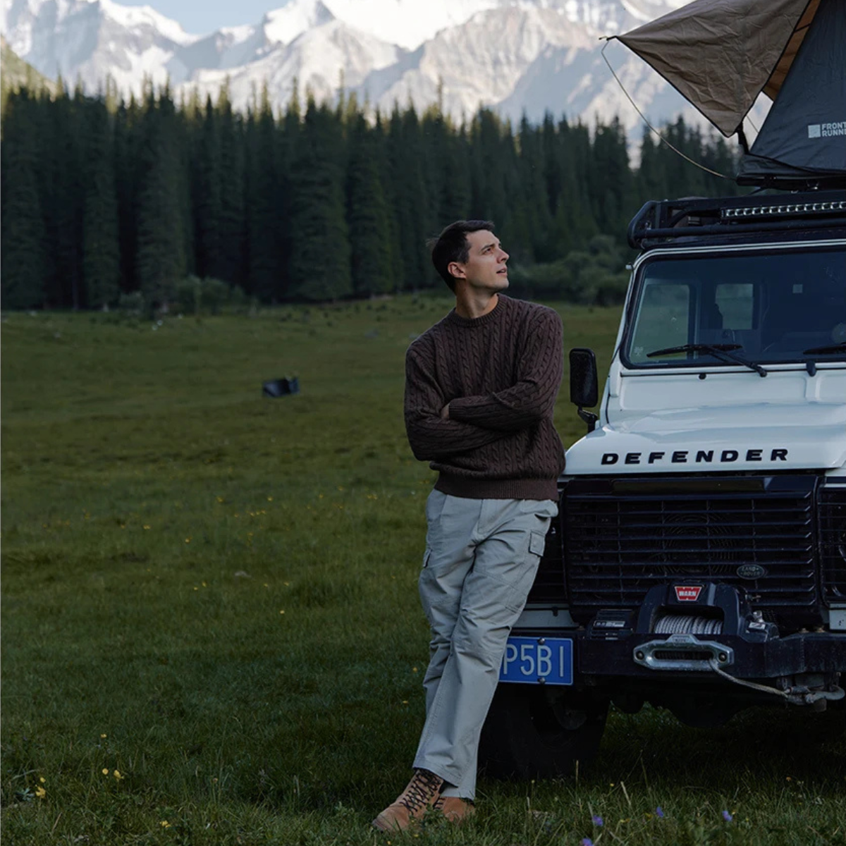 The Hever - Pull à torsades pour homme