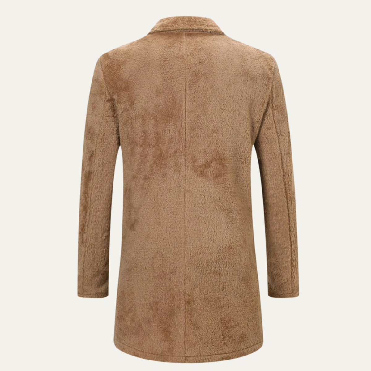 The Fairchild - Manteau d'Hiver Doublé en Velours Marron Chaud pour Homme