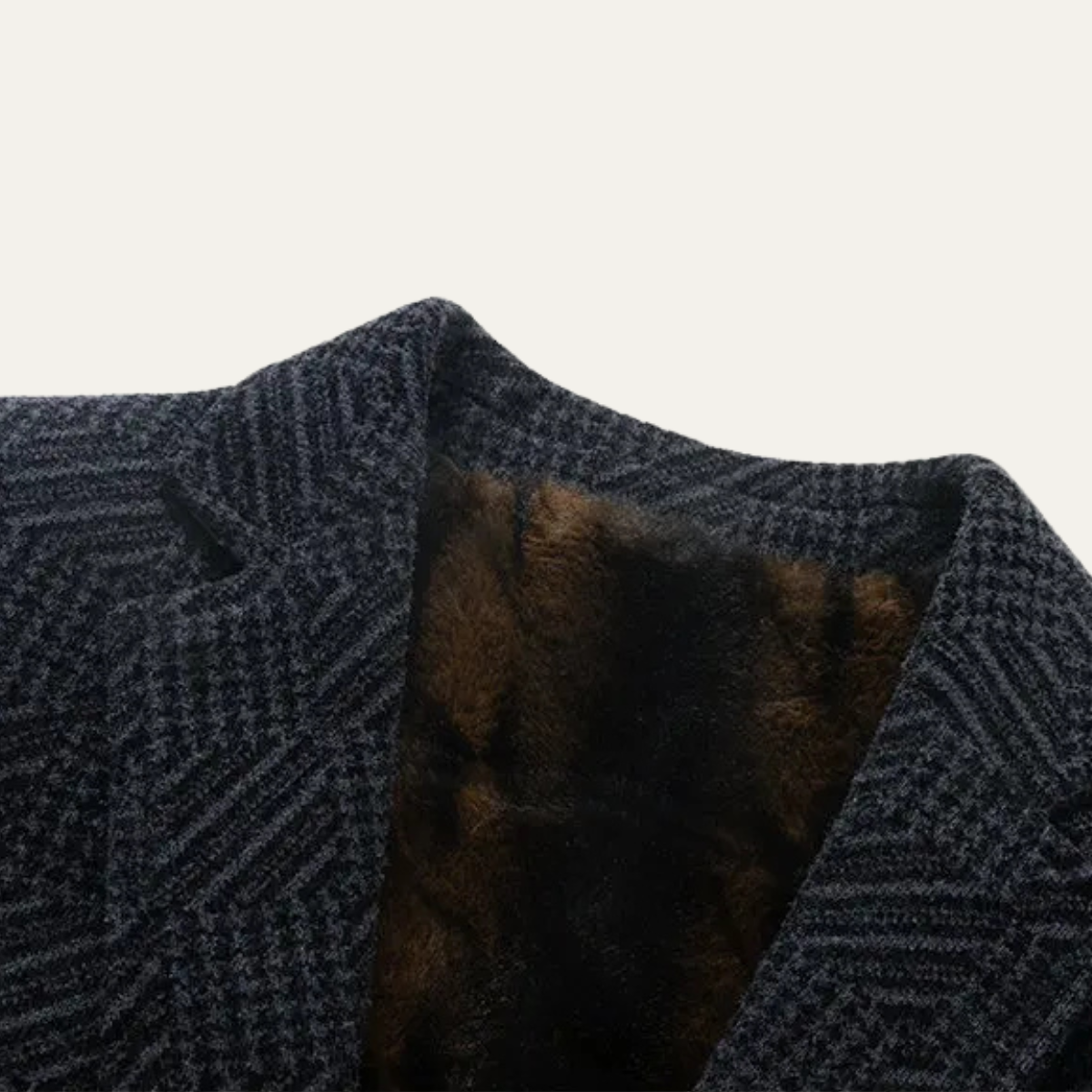 The Ellsworth - Blazer d'hiver chaud et texturé pour homme doublé en polaire