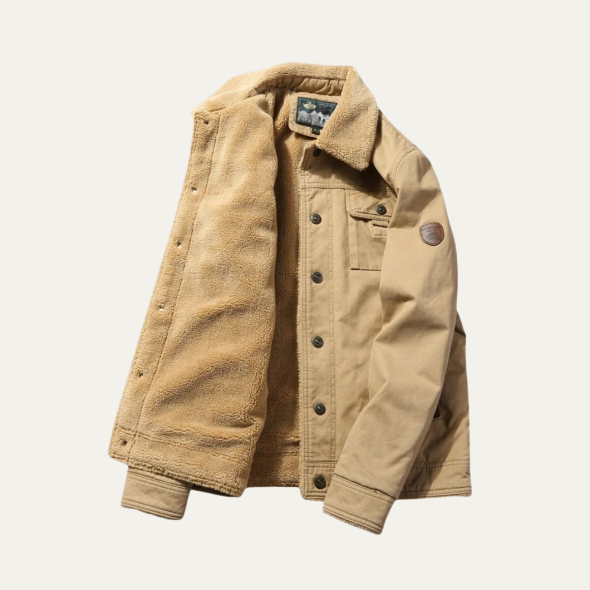 The Montrose Veste Sherpa en polaire chaude pour homme