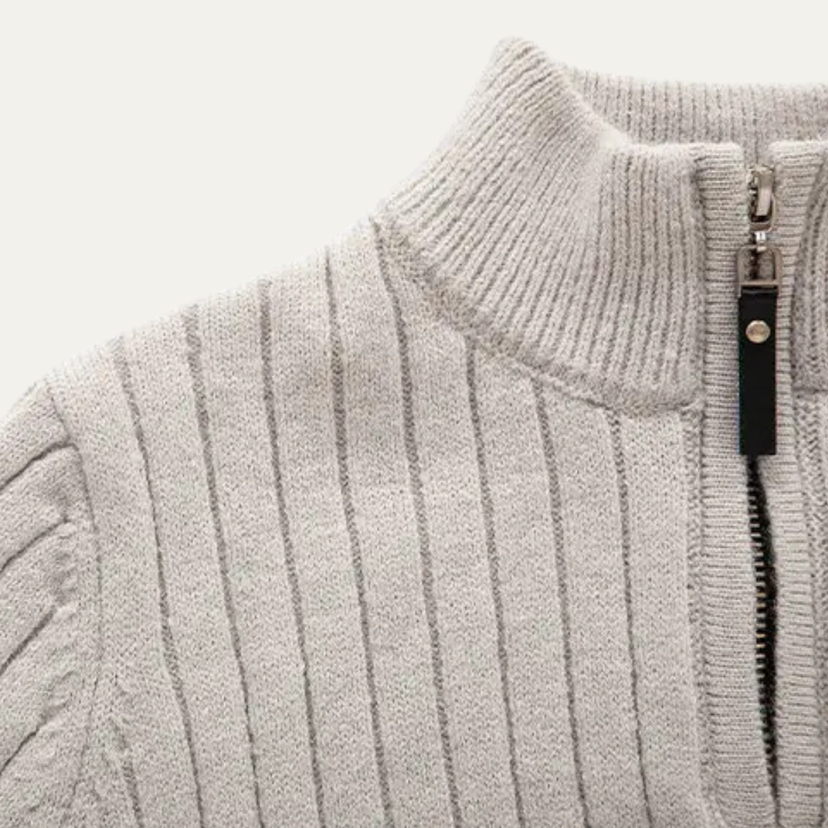 The Ragusa - Pull rasé pour homme à col montant