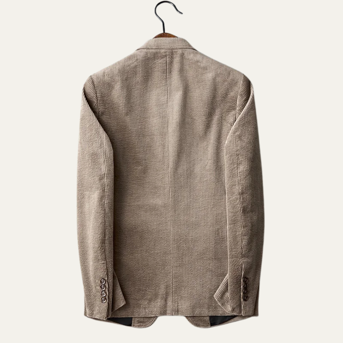 The Riccione - Veste blazer slim fit en velours côtelé pour homme