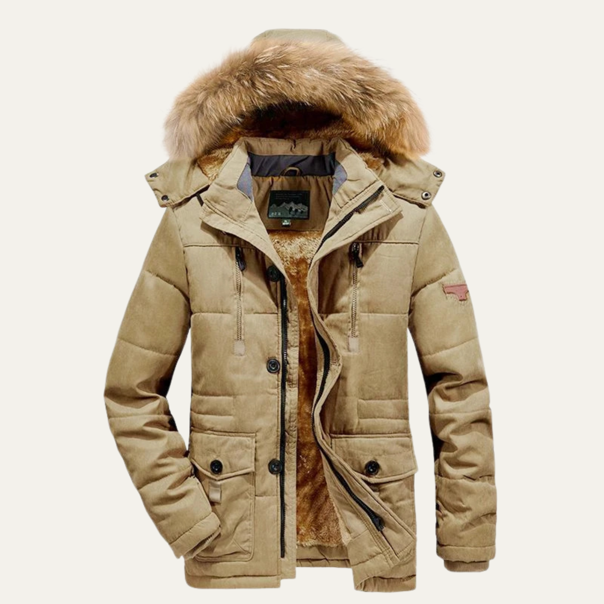 The Pinehurst - Veste Parka à Capuche Doublée en Polaire pour Hommes