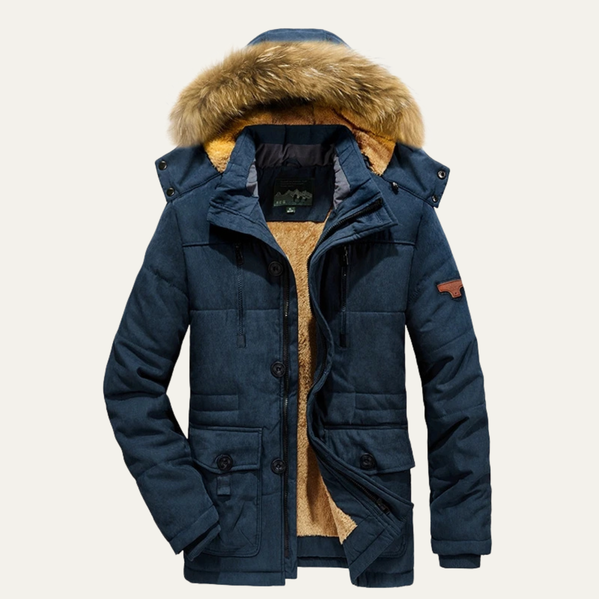The Pinehurst - Veste Parka à Capuche Doublée en Polaire pour Hommes