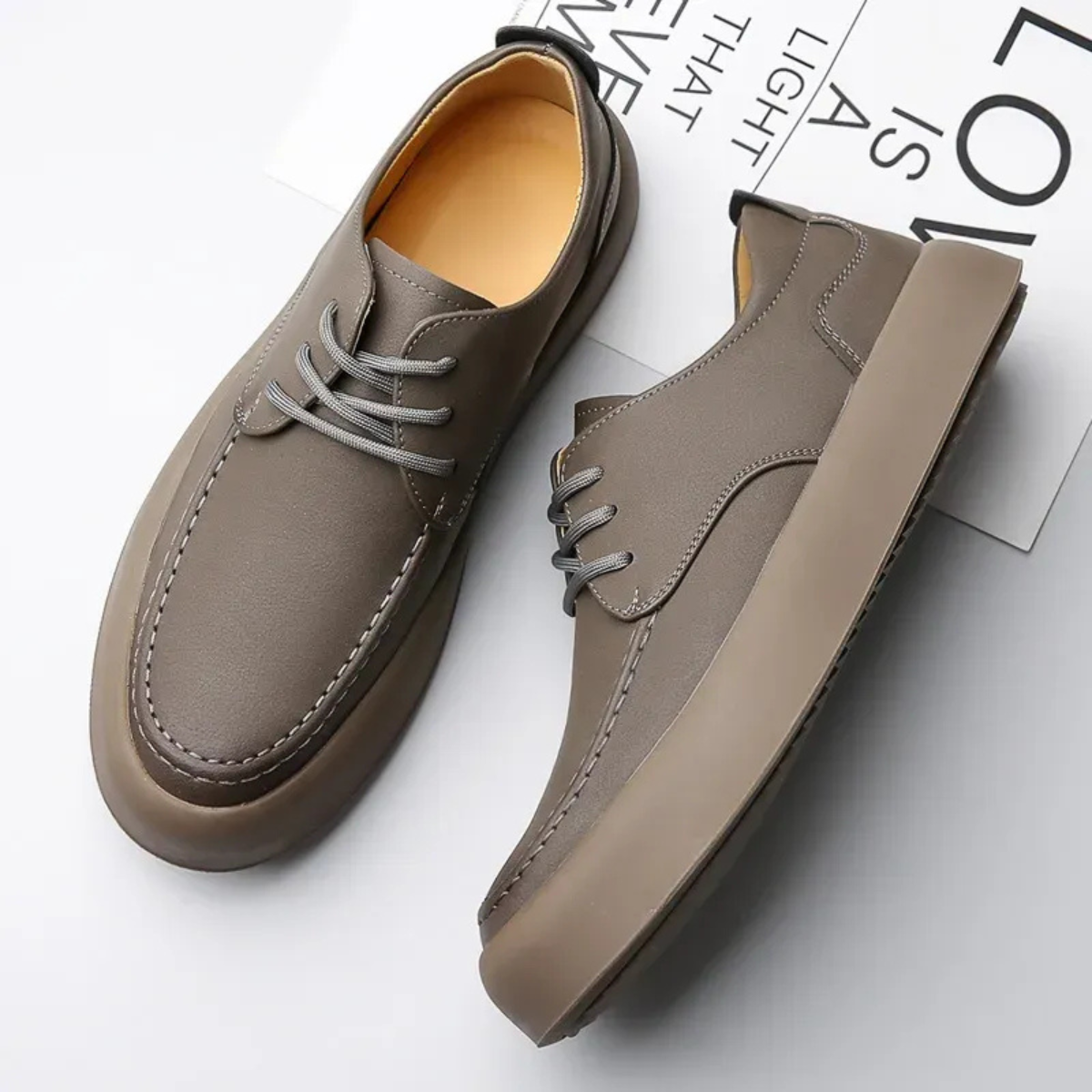 The Berlin - Sneakers en Cuir Smart Casual pour Hommes