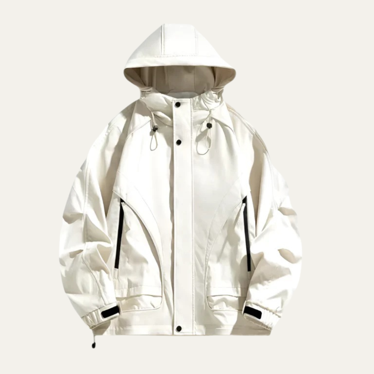 The New York Veste coupe-vent imperméable pour homme - Veste légère à capuche