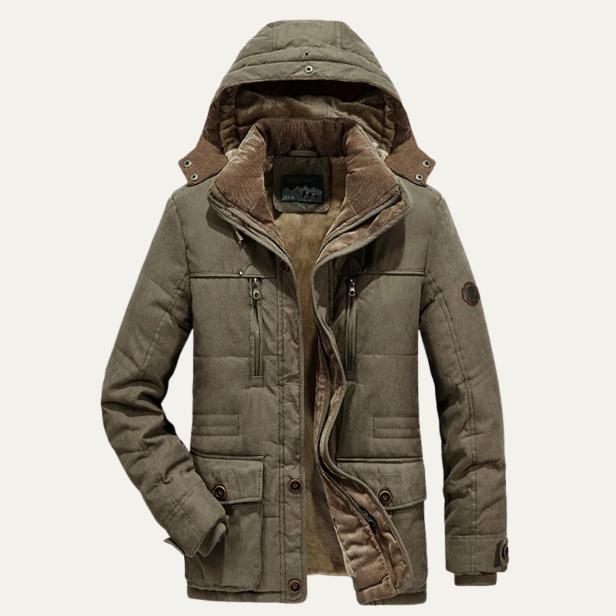 The Thornwood - Veste Parka à Capuche Chaude pour Hommes