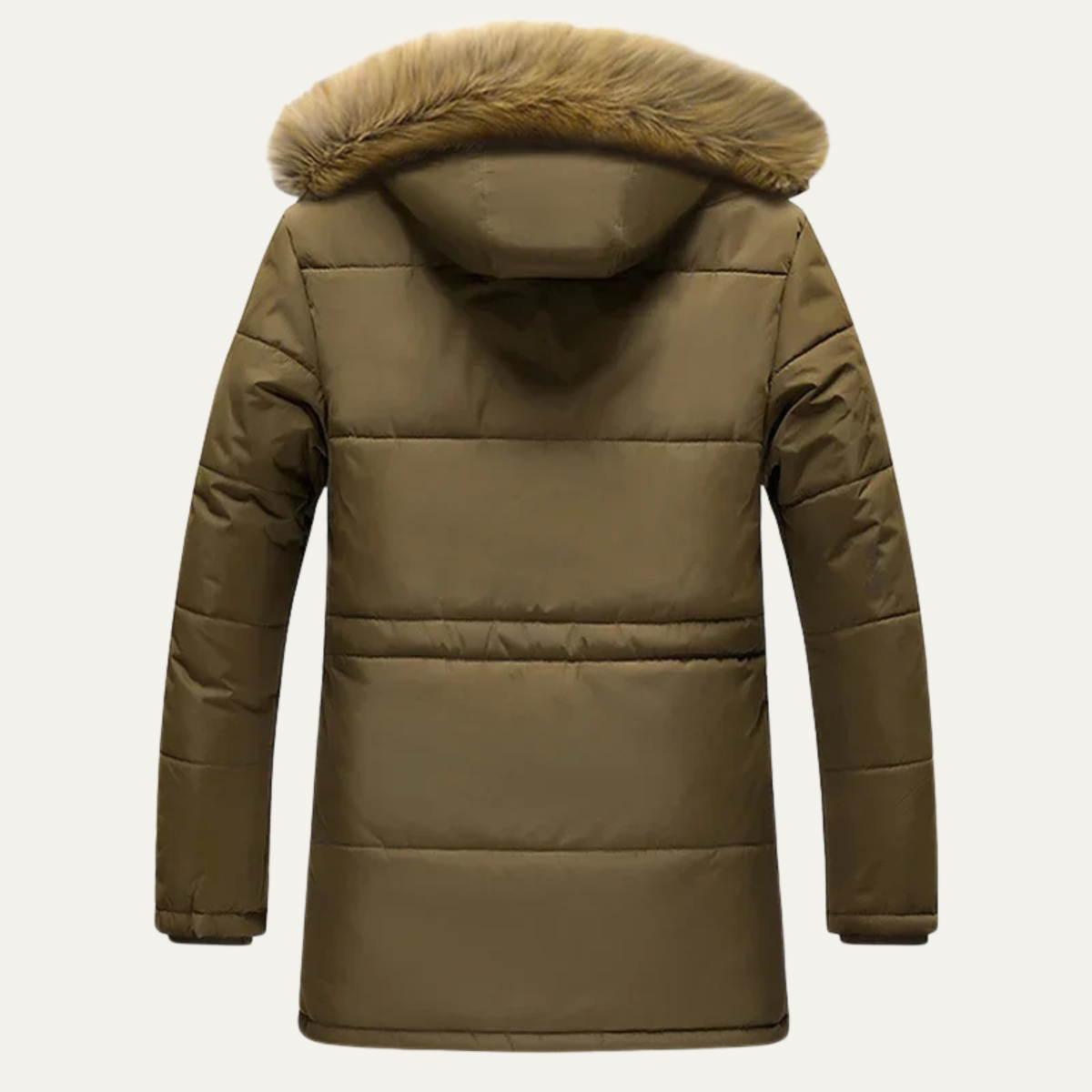 The Glenmoor - Doudoune d'hiver chaude pour homme avec capuche en fourrure