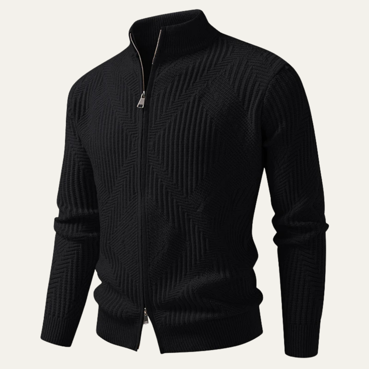 The Omegna - Cardigan en laine à col châle pour homme