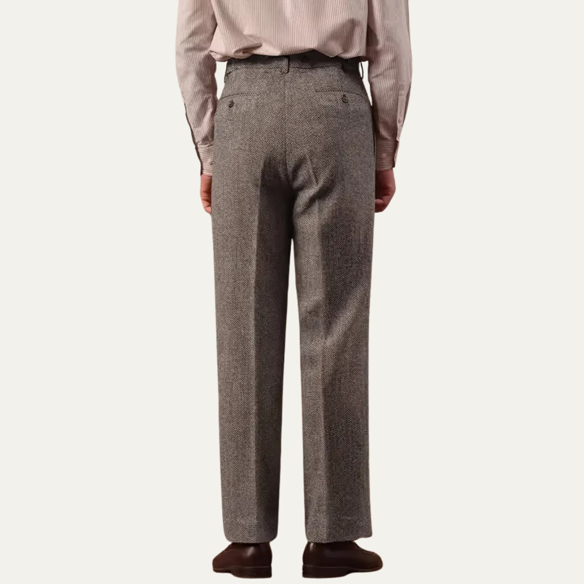 The Fairchild - Pantalon plissé taille haute élégant pour homme