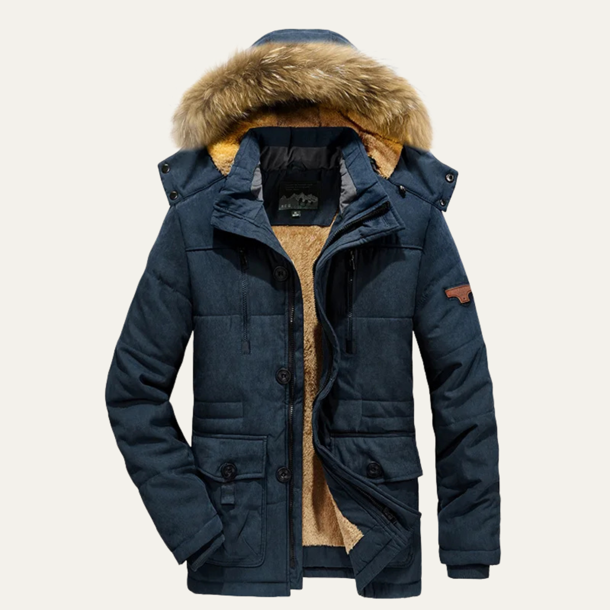 The Westminster - Parka d'hiver chaude pour homme avec doublure en polaire