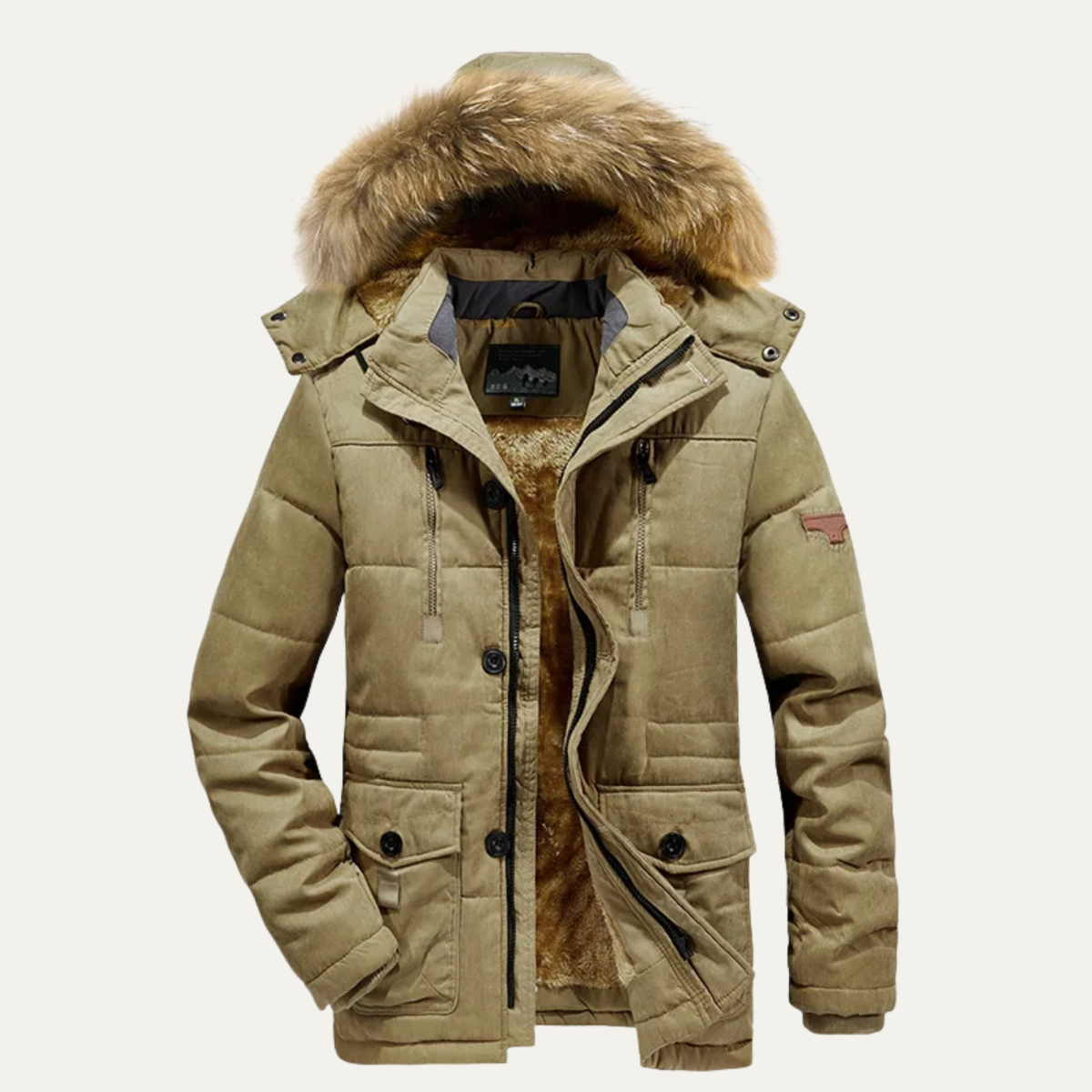 The Westminster - Parka d'hiver chaude pour homme avec doublure en polaire