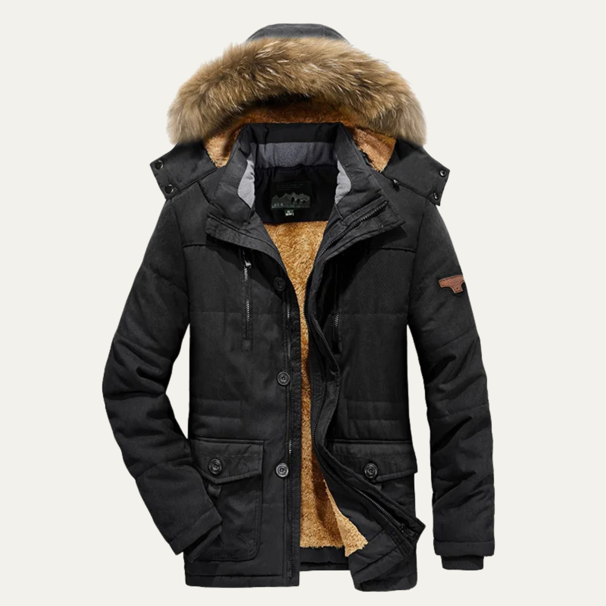 The Westminster - Parka d'hiver chaude pour homme avec doublure en polaire