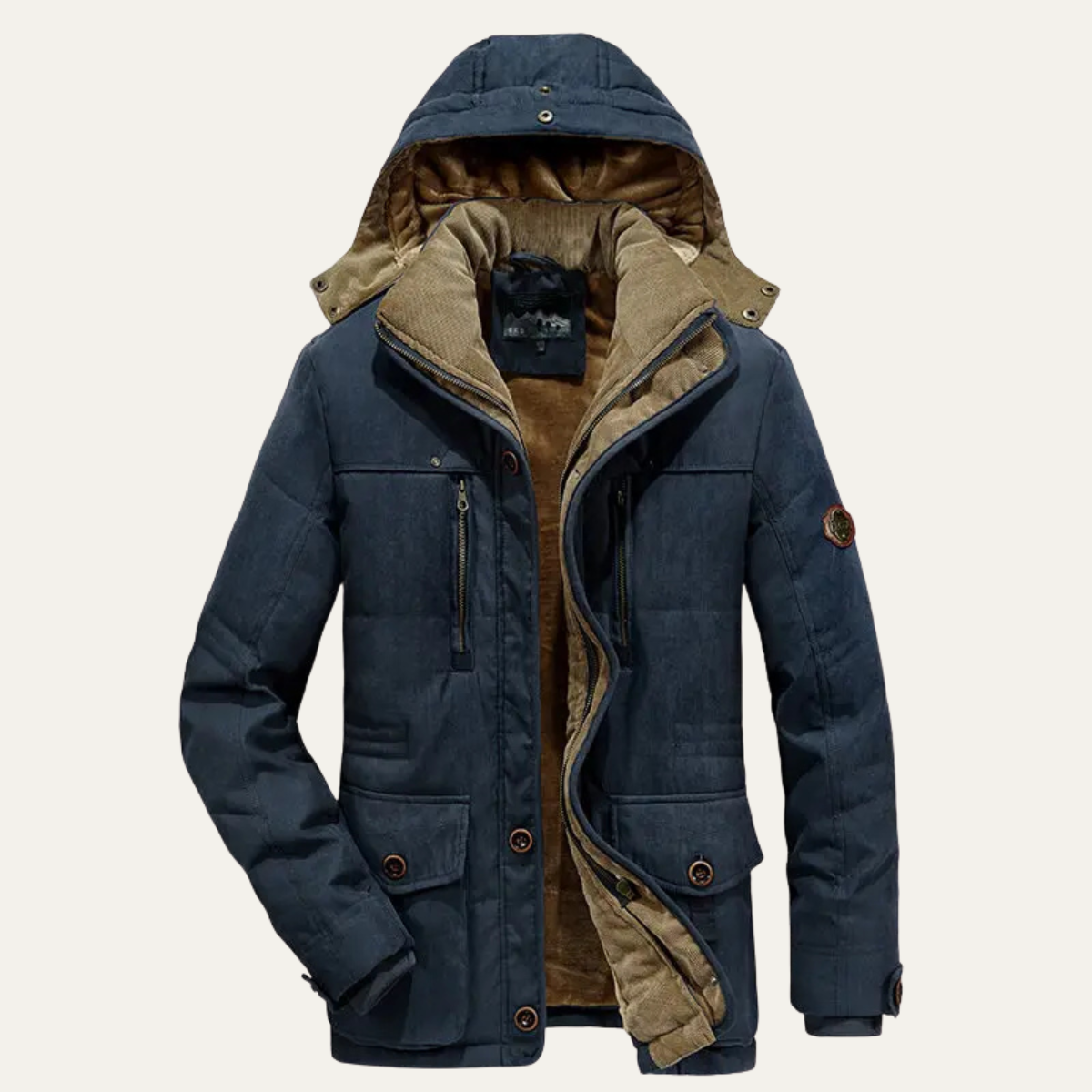 The Westbourne - Veste d'Hiver à Capuche en Fleece Doublée pour Homme