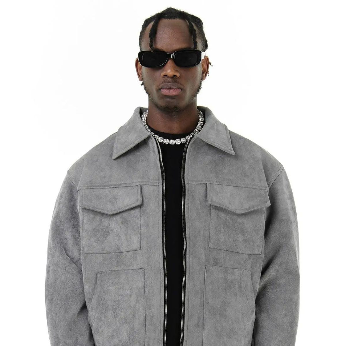 The Colchester - Veste moderne en daim pour homme