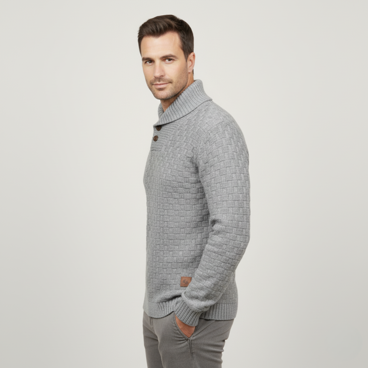 The Brighton - Pull Tricoté Épais pour Homme