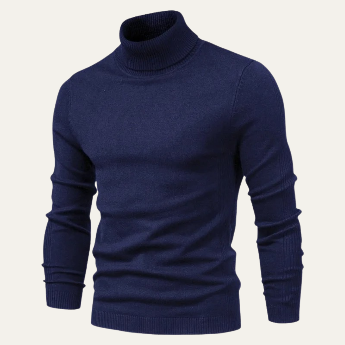 The Caernarfon - Pull Col Roulé Ajusté pour Homme