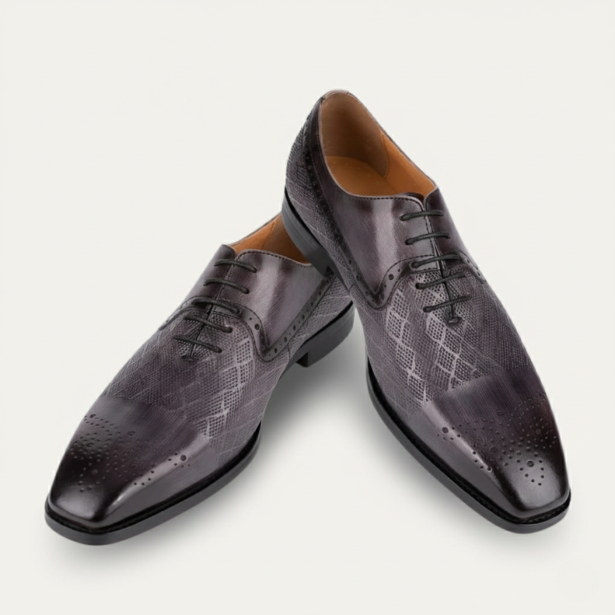 The Bolzano - Les Chaussures de Ville en Cuir pour Hommes – Chaussures à Lacets Élégantes