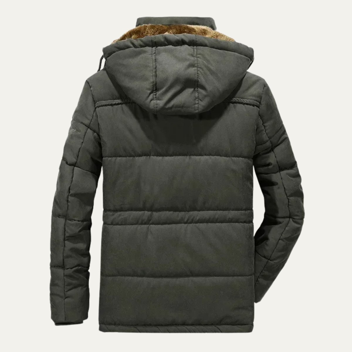 The Bellmont - Parka épaisse et chaude pour homme avec doublure en fourrure
