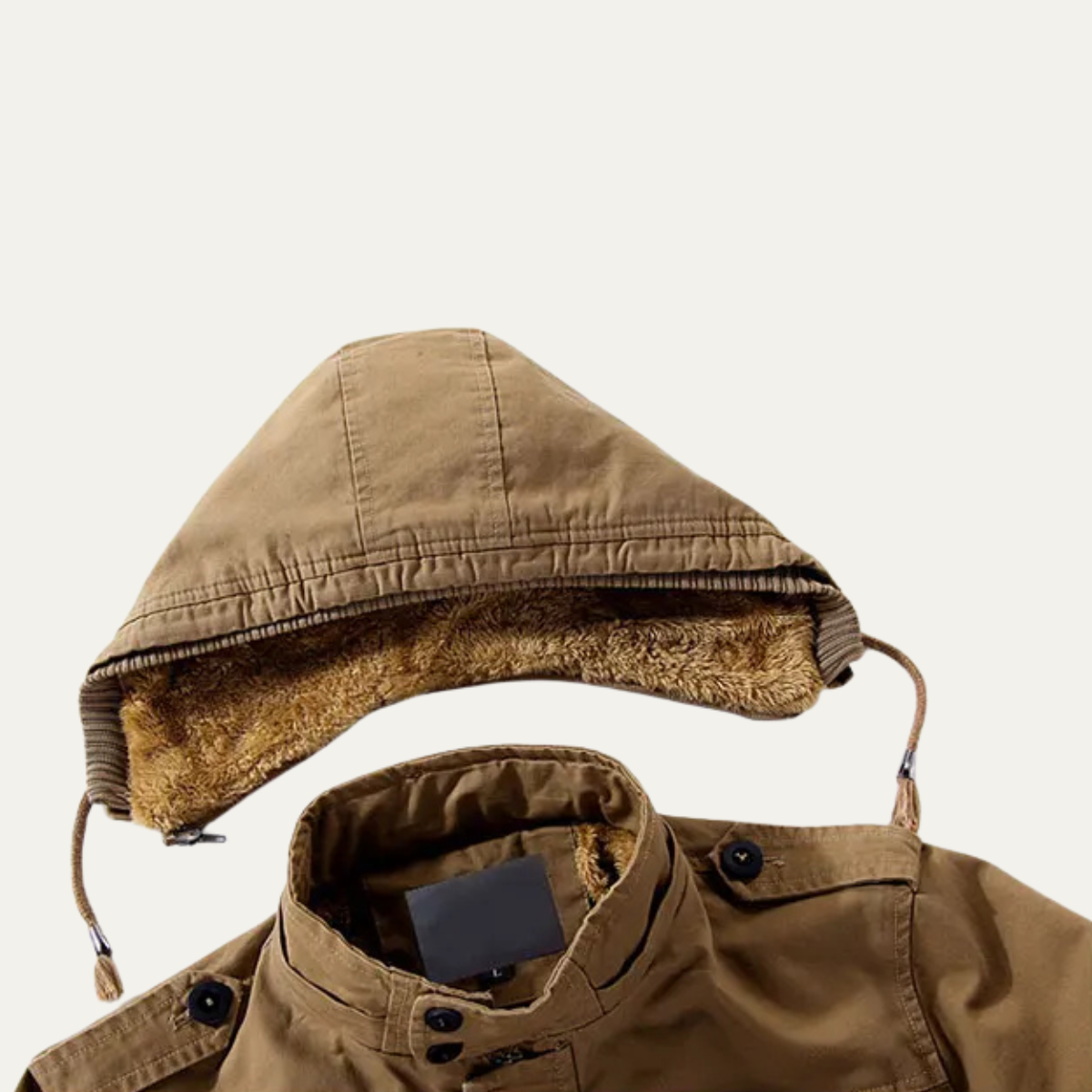 The Oakfield - Veste Parka d'Hiver à Capuche en Fleece Doublé pour Hommes