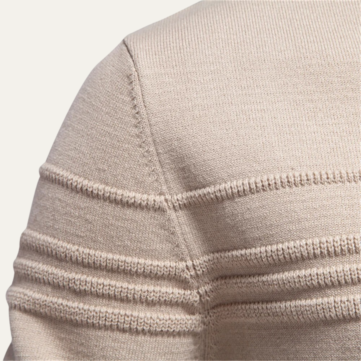 The Brighton - Pull Tricoté Classique à Col Rond pour Homme