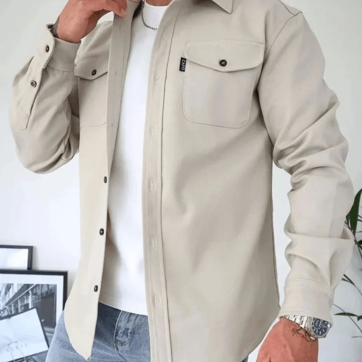 The Portland Surchemise – Veste chemise décontractée pour homme