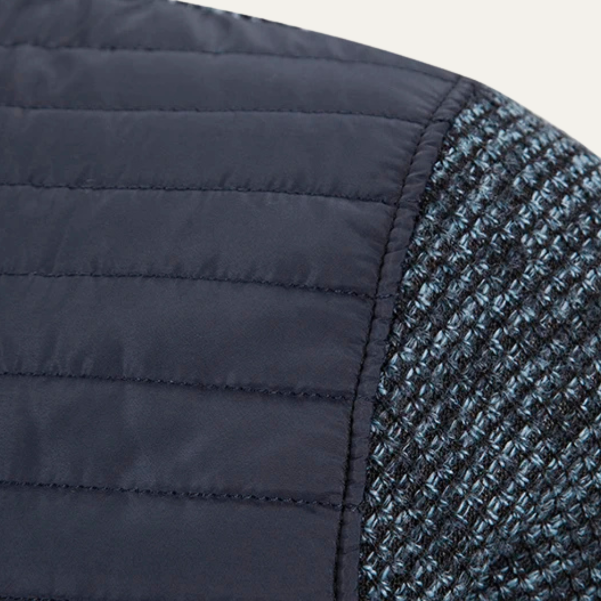 The Hillston - Veste d'Hiver Zippée à Col Montant Rembourrée pour Hommes