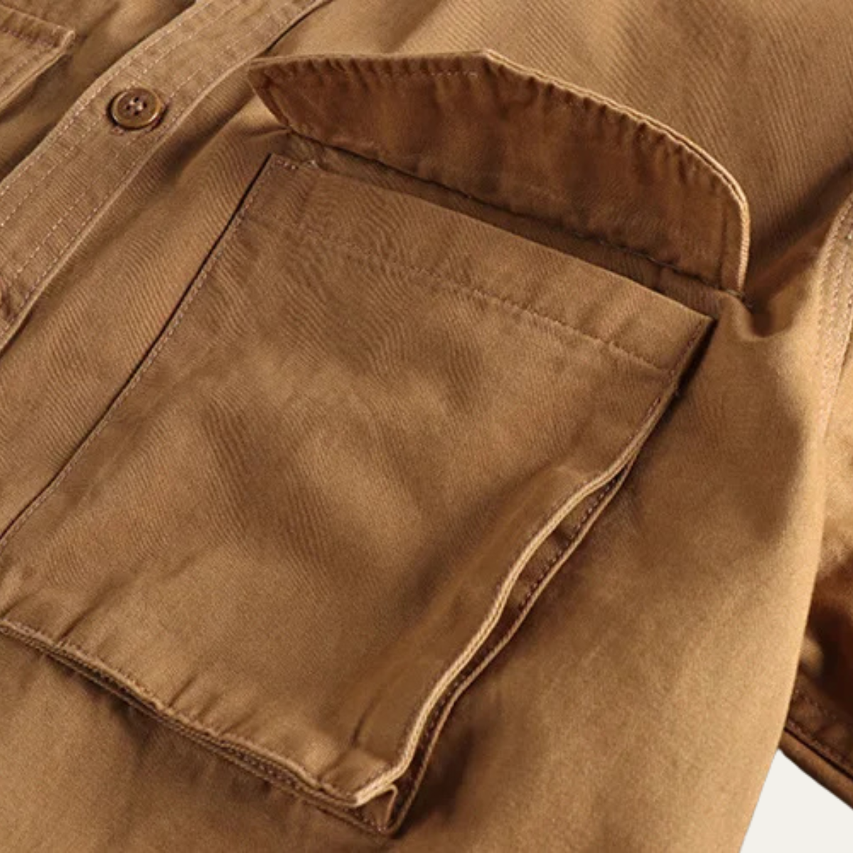 The Ashford - Chemise de travail en coton pour homme avec poches