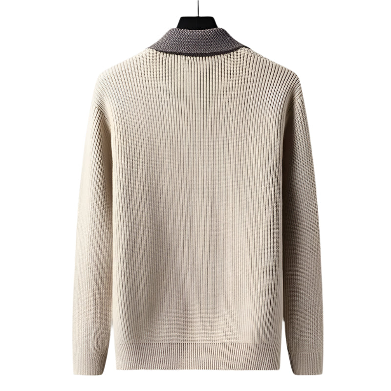 The Inverness - Cardigan élégant pour homme avec poches