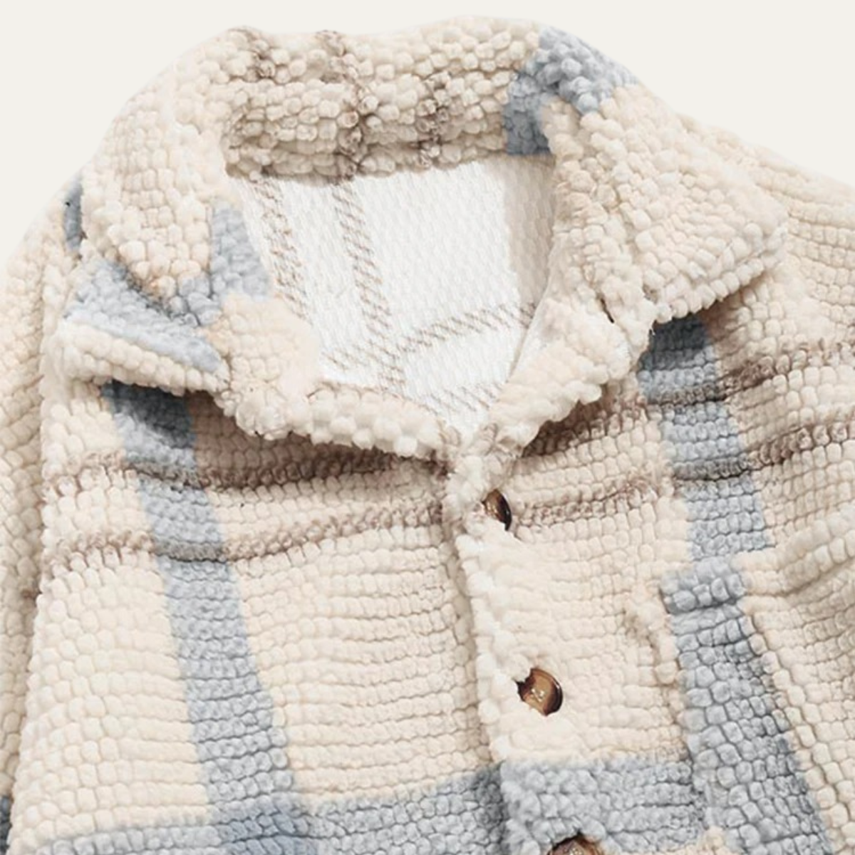 The Millstone - Manteau à Capuche en Fleece à Carreaux pour Hommes