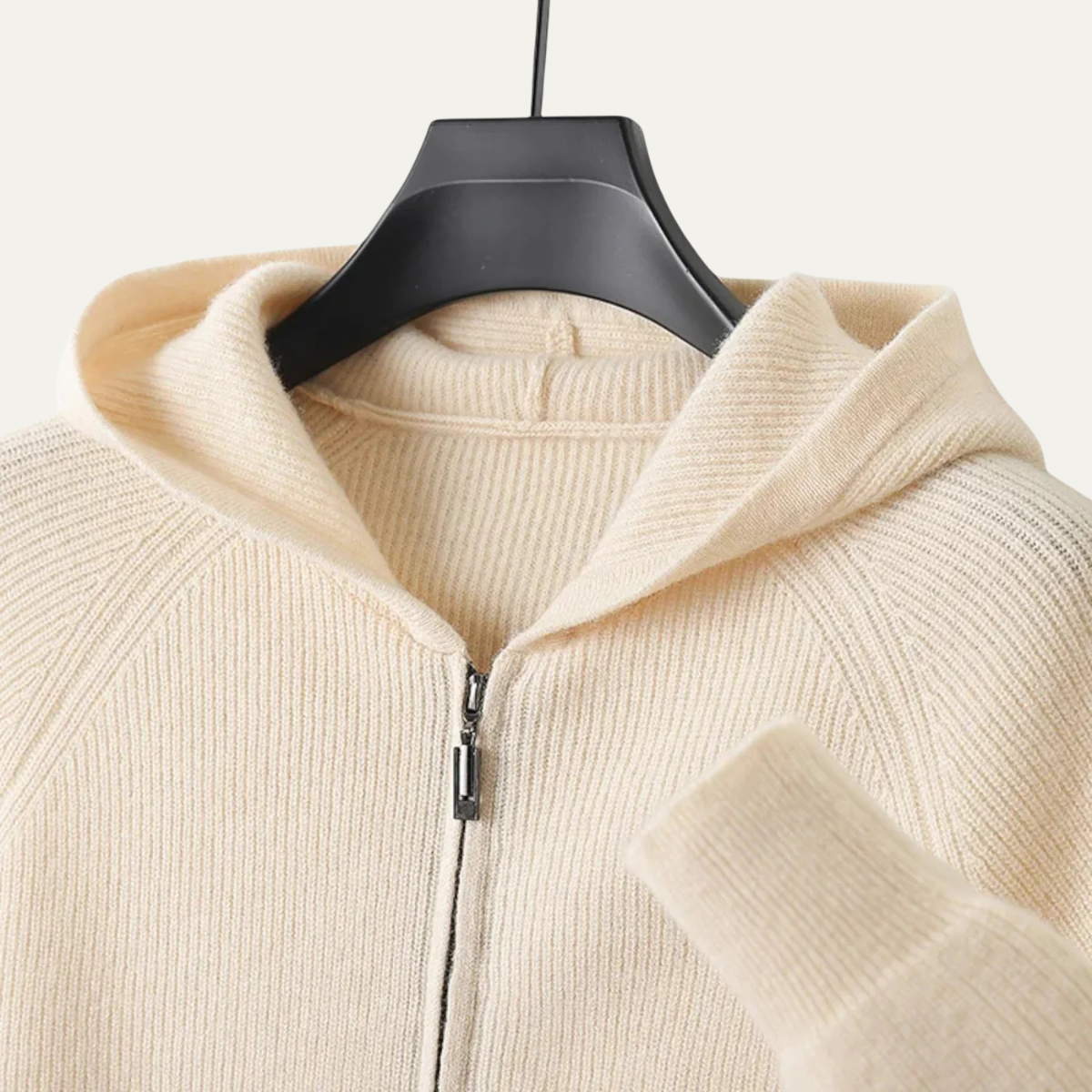 The Riva Garda - Pull Zippé en Laine Mérinos Luxe Doux pour Homme