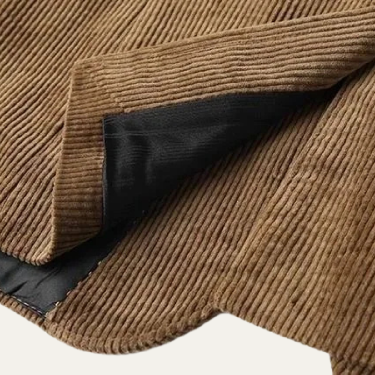 The Livorno - Veste blazer slim fit vintage en velours côtelé pour homme