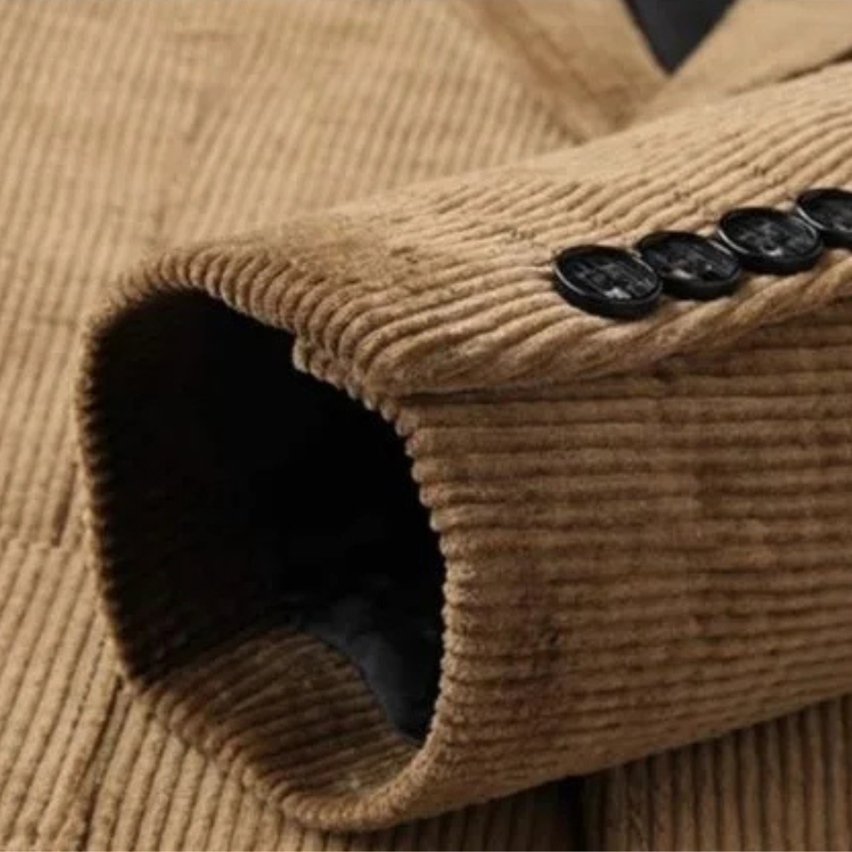 The Livorno - Veste blazer slim fit vintage en velours côtelé pour homme