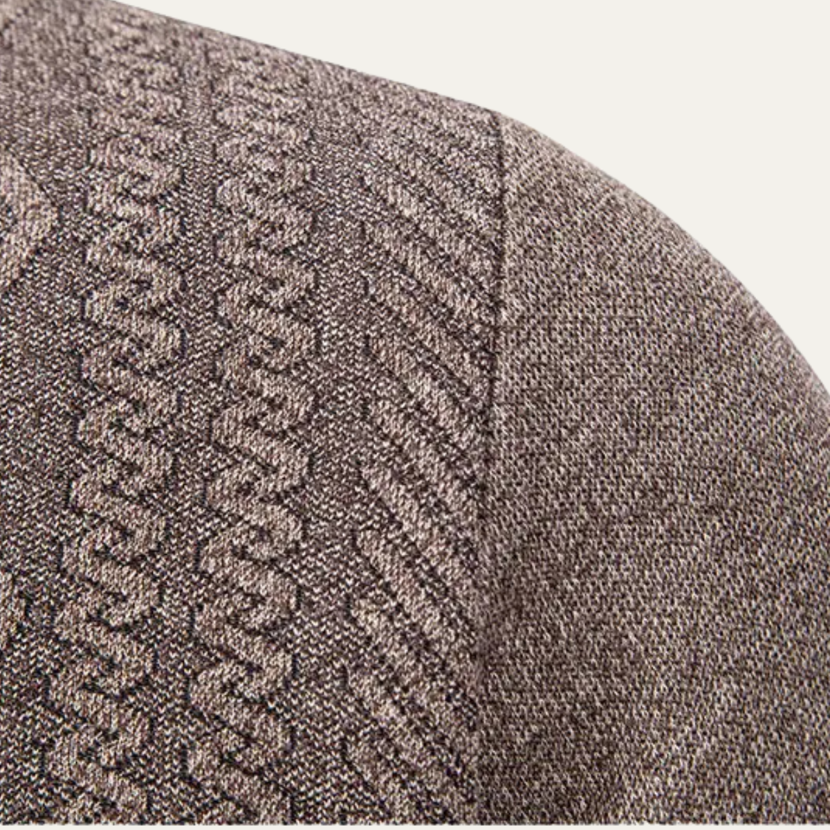 The Murano - Cardigan slim fit en maille pour homme avec boutons et col en V