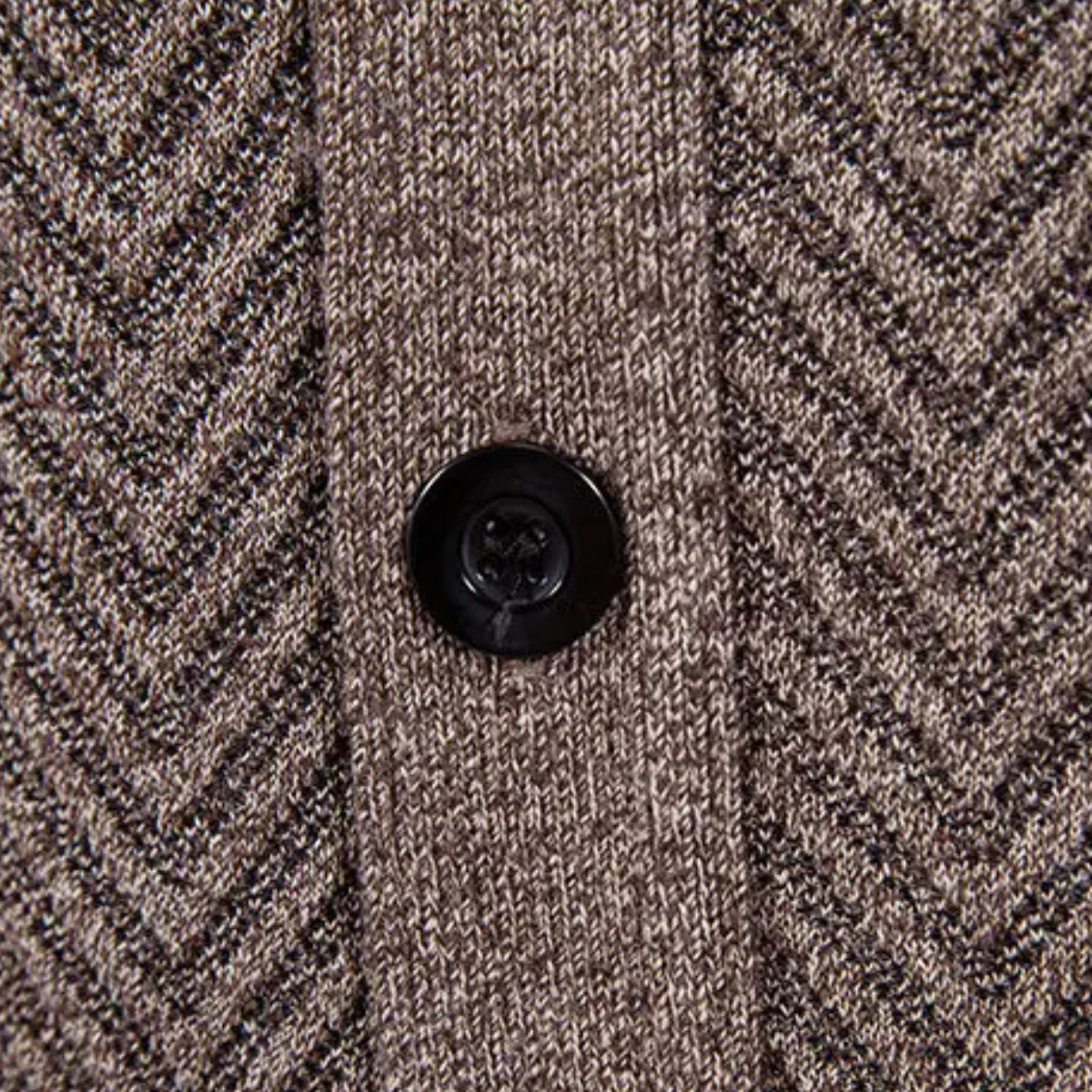 The Murano - Cardigan slim fit en maille pour homme avec boutons et col en V