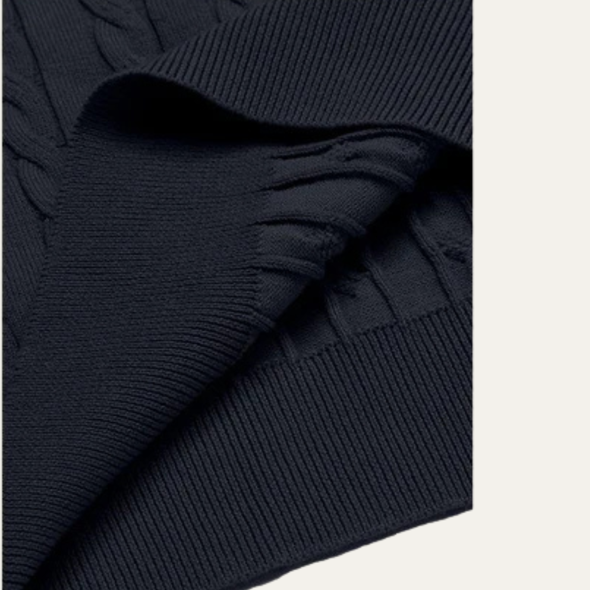 The Fort William - Pull classique léger à torsades pour homme