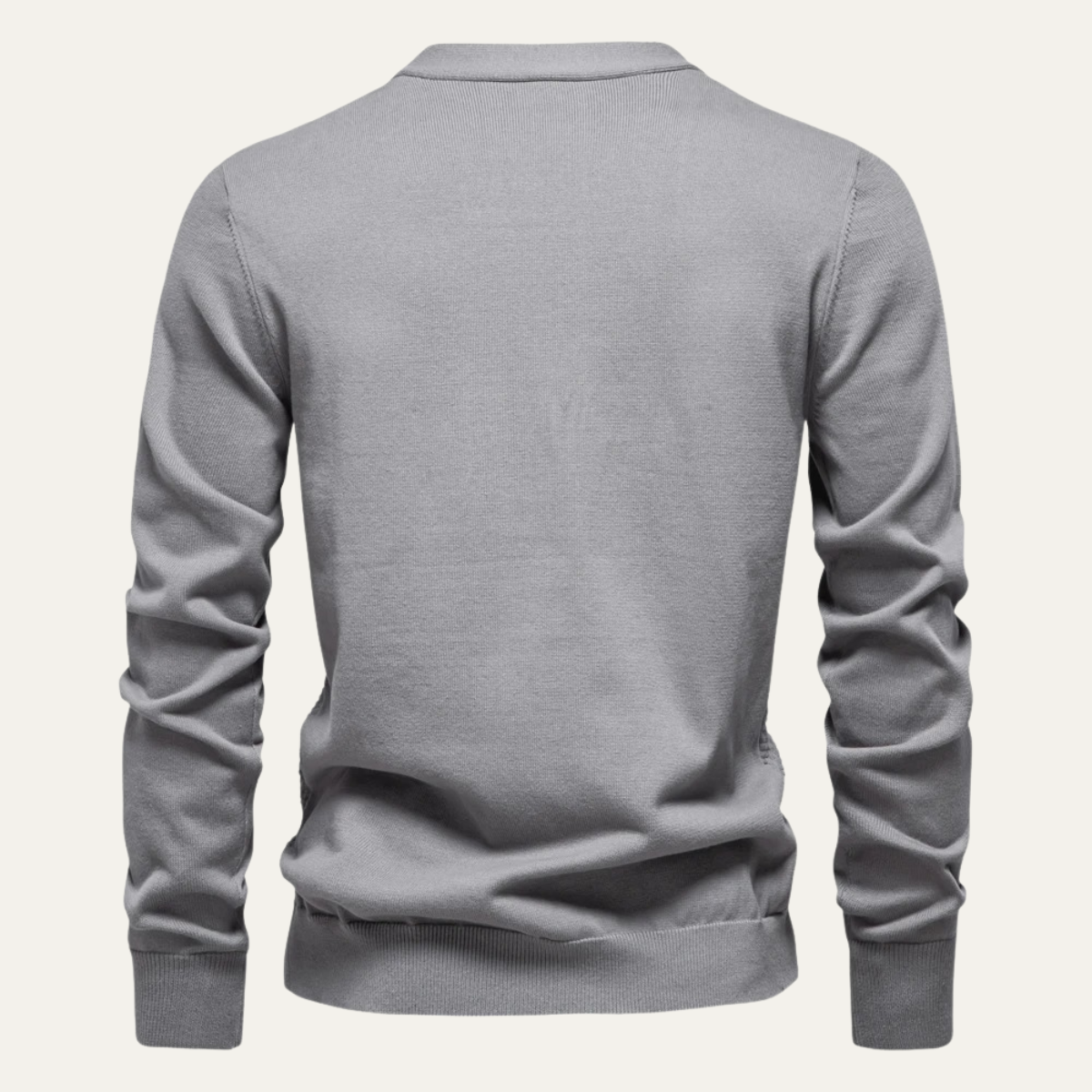 The Dulwich - Cardigan décontracté à col en V et boutons pour homme