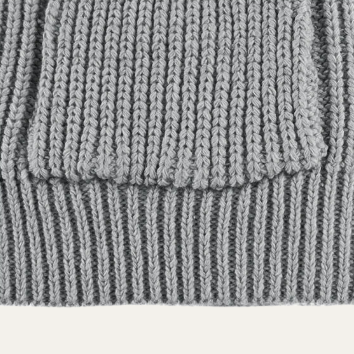 The Farnham - Cardigan à Col Châle en Tricot Épais pour Homme