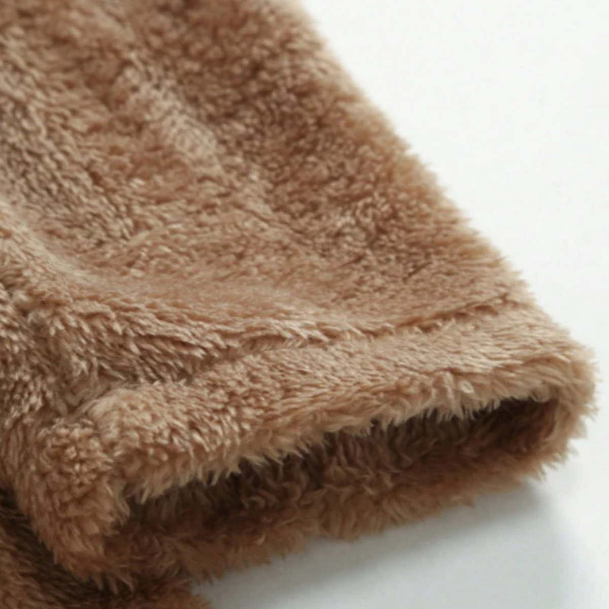 The Fairchild - Manteau d'Hiver Doublé en Velours Marron Chaud pour Homme