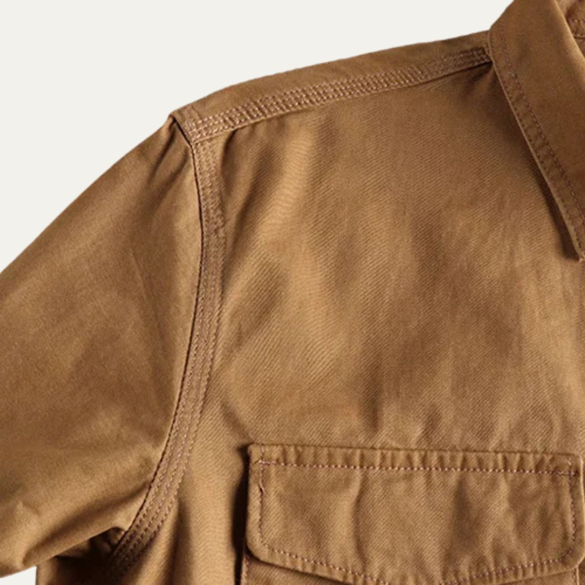 The Ashford - Chemise de travail en coton pour homme avec poches