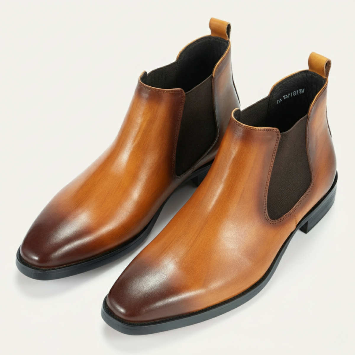 The Kirkwall Bottines Chelsea Élégantes en Cuir Poli pour Homme