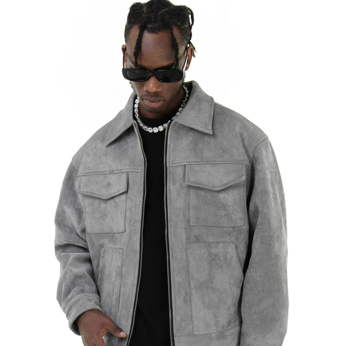 The Colchester - Veste moderne en daim pour homme