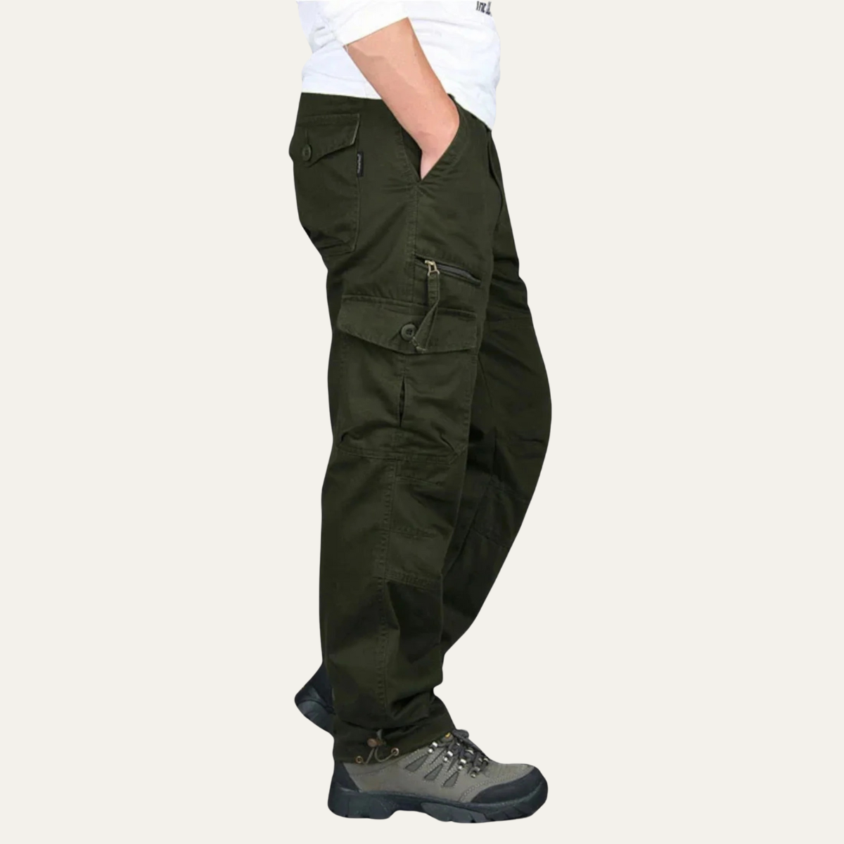 The Castelfranco - Pantalon militaire tactique pour homme avec multiples poches