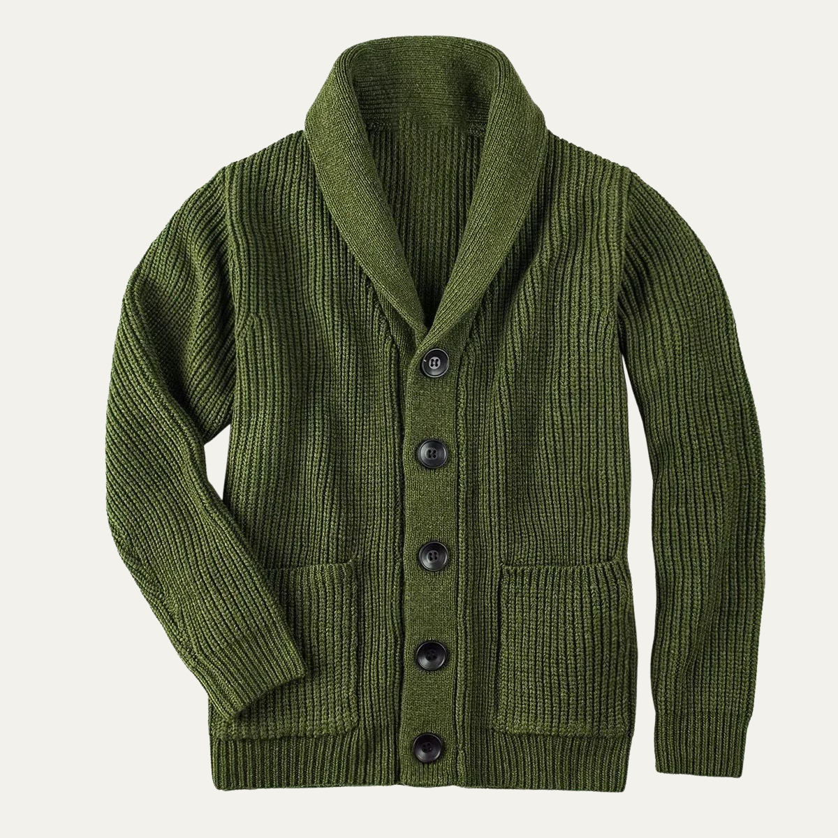 The Venezia - Cardigan Chunky à Col Châle pour Hommes