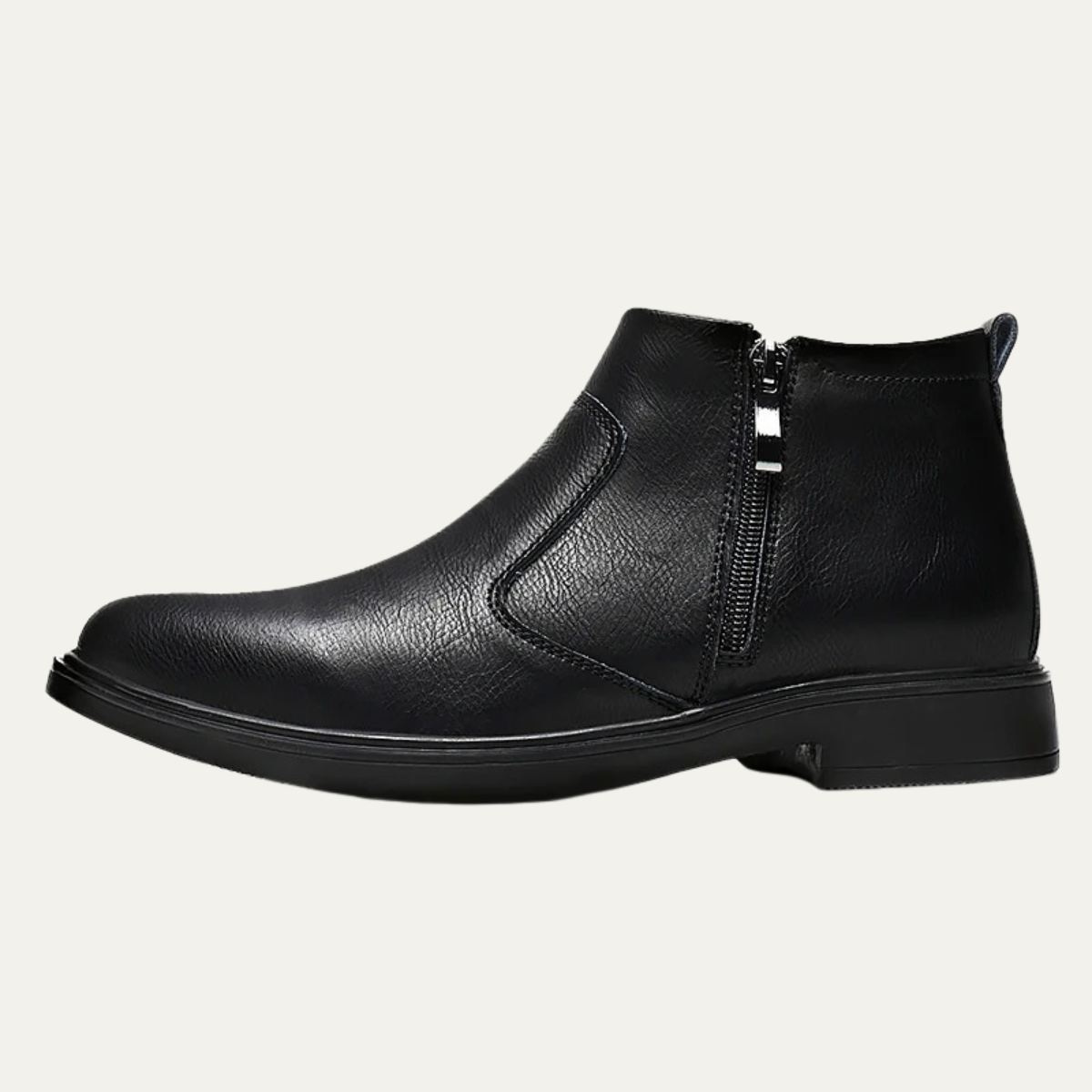 The Verona - Bottes Chelsea en Cuir pour Homme avec Zip Latéral